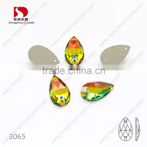 Flat Back VM001 Color Crystal Stones,with Holes Sewing on Crystals/rhinestone for Beautiful Ornament thumbnail-3