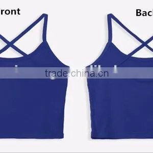 Sexy Promotional Back X-croseed Ladies Vest thumbnail-1