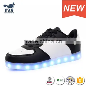 HFR-TS34102 2016china Wholesale Brand in Men Leather Led Shoes thumbnail-3