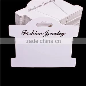 2017 Foldover Card Jewelry Packaging&Display Type Paper Cardboard Folding Display Card With Hot Stamp Logo thumbnail-4