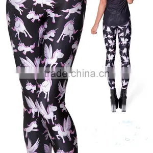 Wholesale Stretch Fabric Custom Logo Womens High Waist Leggings 2017 thumbnail-1