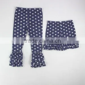 2015 New Arrival Summer Tiny Spot Ruffle Fashion Pants thumbnail-1