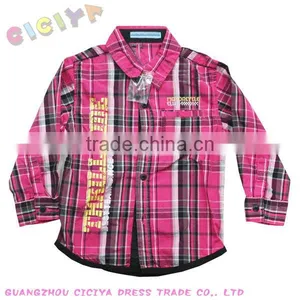Latest Design Boys Lyarn Dyed Check Long Sleeve Shirts thumbnail-1