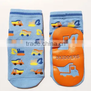Cartoon Tube Baby Floor Shoes Newborn Anti Slip Kids Rubber Soles Baby Socks thumbnail-1