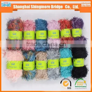 Online Shopping Knitting Yarns China Suppliers Cheapest Price Wholesale Oeko Tex Certified Feather Yarn Hand Knitting Yarn thumbnail-5