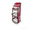 Retail Display Rack Floor Stand With 3 Fixed Wire Shelves for Display Coco Drink Bottles thumbnail-1