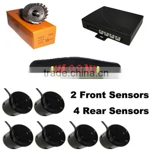 Hottest Front and Rear Parking Sensor, 6 Front and Rear Reverse Parking Sensor Kit thumbnail-3