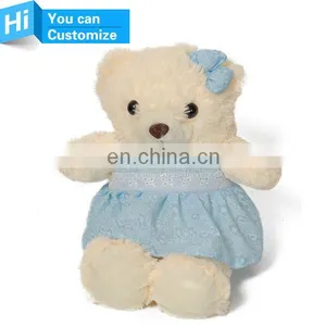 New Design OEM Soft Plush Cute Bear Doll for Promotional Toy thumbnail-2