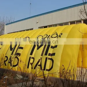 Costomized New Style Multicolor Giant Entrance Inflatable Tunnel Tent for Sale thumbnail-1