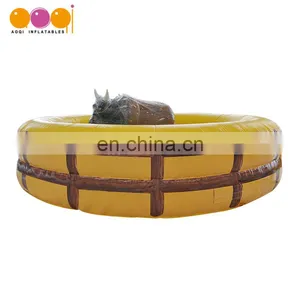 Hot Selling Inflatable Bull Riding Machine, Inflatable Redeo for Sport Game thumbnail-1