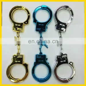 China Colorful Gold Blue Sliver Handcuff Manufacturer, Cover Plush Handcuff Manufacturer thumbnail-1