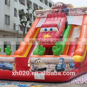 Car Decoration Giant Steep Inflatable Water Slide thumbnail-4
