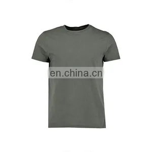 Buy Simple Plain Short Sleeve Mens Clothing 100% Strecth Cotton t Shirts From China thumbnail-2