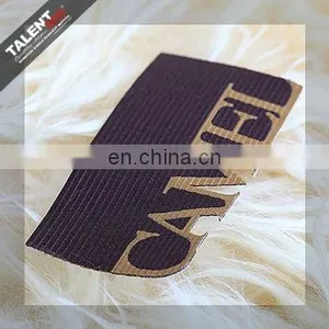 Custom 3D Cubic Hot Stamping Sculpture Brand Logo Woven Label for Garment thumbnail-4