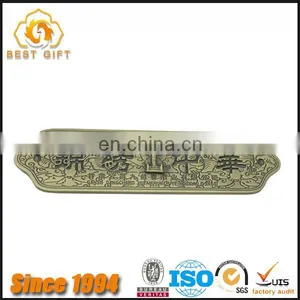 Custom Logo Design Antique Pewter Label For Brand Wine Bottles thumbnail-3
