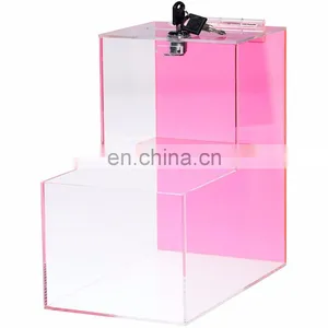 Acrylic Cardboard Display Boxes Candy Box With Lock and Key thumbnail-2