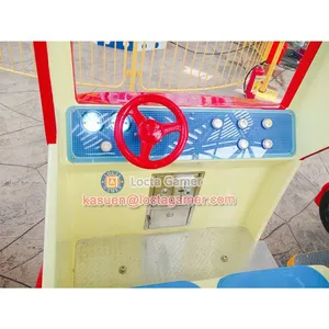 Zhongshan Amusement Kiddie Rides Rocking Machine Car Coin Operated Fire Truck thumbnail-4