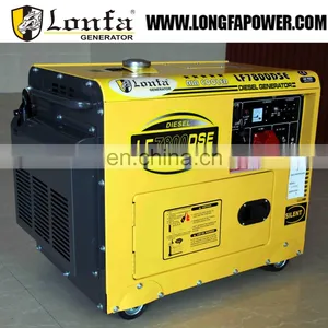 5kva 6.5kva 7kva Silent Soundproof Three Phase Portable Diesel Generator thumbnail-3