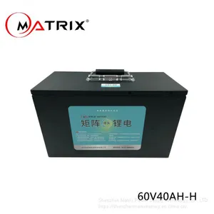 Lithium Ion Battery 60v 40ah for Electric Bike E-scooter Motorbike Lead Acid Replacement Battery thumbnail-1