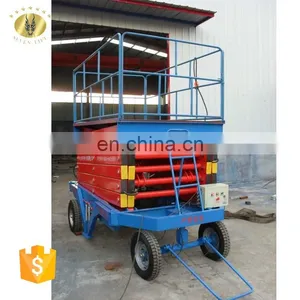 7LSJY Shandong SevenLift Pull-behind Hydraulic Small Scissor Lift 500kg thumbnail-1