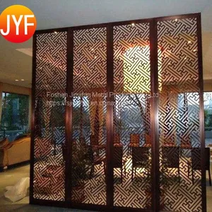 High Standard Office Partition Stainless Steel Room Divider Stainless Steel Screen Partition thumbnail-2