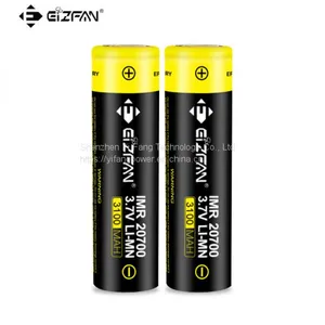Wholesale Factory Price 3.7v Large Capacity IMR 20700 Li-ion Battery Cells thumbnail-1