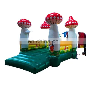 2020 Cheap Blow up Inflatable Mushroom Theme Air Bounce House for Sale thumbnail-1