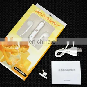 S9 Earplug Neck Type Sports Bluetooth Headset thumbnail-5