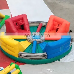 Human Chow Down Inflatable Hungry Hippos Carnival Game Juegos Inflables Hippo Wipeout Games For Kids and Adult thumbnail-3
