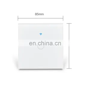 Smart Switch via Android and IOS for Smart Home,1/2/3 Gang Control WIFI Touch Switch Tuya APP thumbnail-1