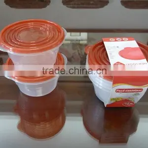 Good Selling 2 Pcs Plastic Food Storage Container 760ml thumbnail-1