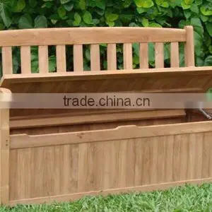 High Quality Garden Furniture - Wooden Storage Bench - Outdoor Bench thumbnail-1