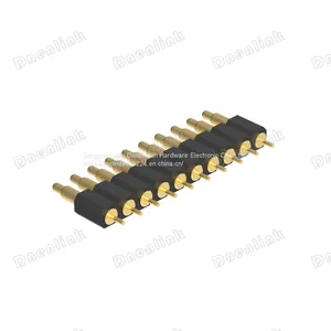 Dnenlink 2.54mm Pitch Single Row H4.0mm Straight Male Headert DIP Type PogoPin Header Connector thumbnail-2