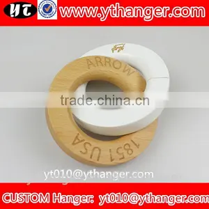 YY0536 Custom Logo Wooden Scarf Ring Trousers Ring for Jeans thumbnail-3