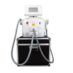 New Products in 2021 Double Handls Opt Ipl Elight nd Yag rf 4 in 1 Laser Hair Tattoo Removal Beauty Machine for Salon thumbnail-1
