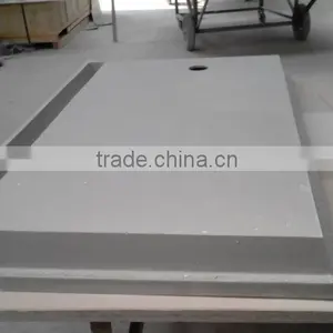 60''x30'', 60''x32'', 60''x34'' Rectangle Cultured Marble Shower Pan, Cultured Marble Shower Base, Cast Marble Shower Pan thumbnail-6