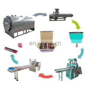 Charcoal Briquette Shisha Hookah Production Line Charcoal Briquette Machine Shisha Hookah Briquette Packing Machine thumbnail-1