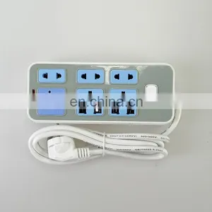 Hot Sell Cheap Price Power Socket 5 Way UK Universal Extension Socket 2m 3m 5m thumbnail-3