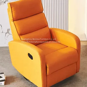 New Single-Seat Manual Function Sofa Modern Minimalist Electric Can Shake Lunch Break Function Flannel Sofa Recliner thumbnail-5
