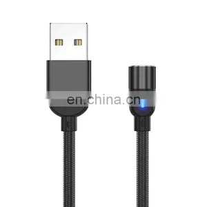 Wholesale 3PIN 1M 2M Fast Charging Micro Type C Data Magnetic 3 In 1 Usb Charging Cable Data Cable thumbnail-5