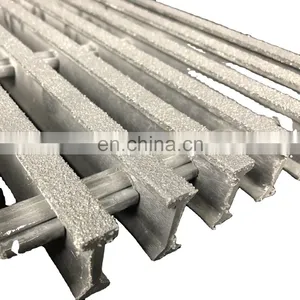 High Strength Composite Fiberglass Reinforced Anti Slip FRP Plastic Pultruded FRP Grating thumbnail-1