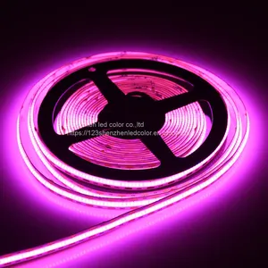 Best Price Factory COB Flexible 420led Pink Color COB LED Strip thumbnail-2