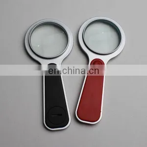 Custom Wholesale 3X Handheld Magnifier Glass With Light thumbnail-2