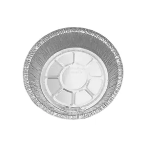 7 Inch Round Disposable Aluminum Foil Pie Pan Pizza Platter thumbnail-2