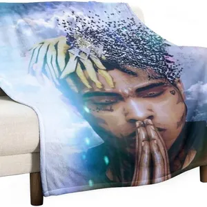 Xxxtentacion Throw Blanket for Couch/Bed/Sofa Travel Camping for All Seasons thumbnail-1