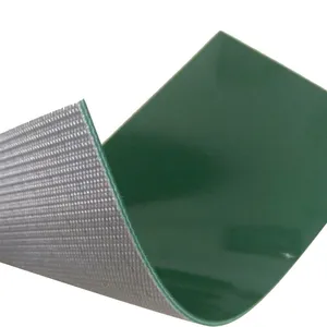Low Noise Petrol Green PVC Conveyor Belt for Logistics Industry thumbnail-1