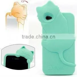 Cathead Silicone Rubber Sleeve For Apple Iphone 4 4s thumbnail-1