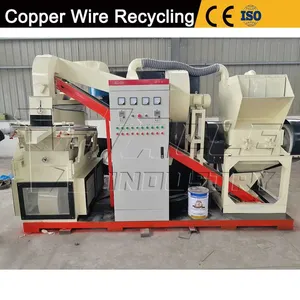 Complete Dry Copper Recycling Line Copper Granulator With Air Separation System thumbnail-4