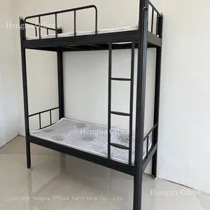 Double Bunk Beds With Multi-layer Shoe Storage for Shelters, Heavy Gauge Steel, Fire-Proof & Eco-Friendly Coating, Sturdy Furniture Supplier thumbnail-1