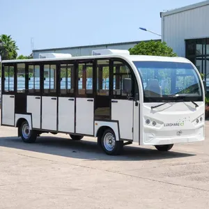 23-seater Enclosed Electric Sightseeing Bus | Electric and Fuel-powered Sightseeing Buses for Scenic Spots and Campuses thumbnail-2